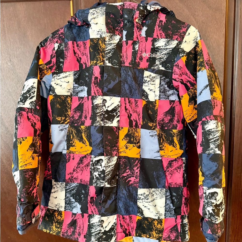 Columbia Checkered Interchange Winter Jacket - Girl